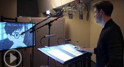 Съёмка английской озвучки