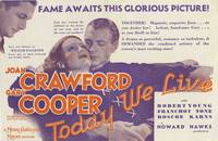 Постер Сегодня мы живём