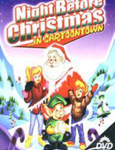 Ночь перед Рождеством в мультяшном городе (видео)