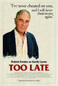 Постер Cлишком поздно