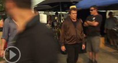 На съемочной площадке