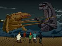 Кадр Годзилла