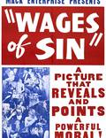 Постер из фильма "The Wages of Sin" - 1