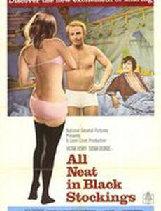 All Neat in Black Stockings