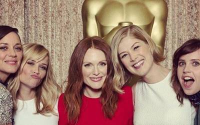 Звезды в соцсетях: крокодил, девушки с «Оскара» и селфи с языком