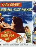 Постер из фильма "Поцелуй их за меня" - 1