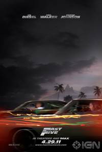 Постер Форсаж 5: ограбление в Рио