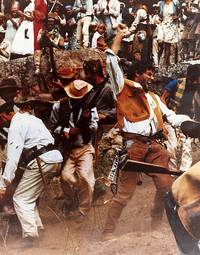 Кадр Дракон зла против святого воителя