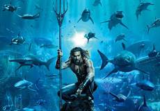 Аквамен среди акул: новый постер дисишного блокбастера