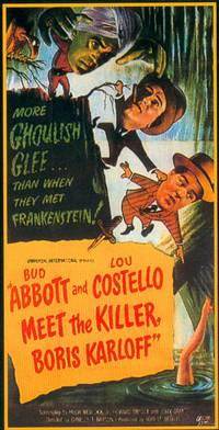 Постер Эбботт и Костелло встречают убийцу Бориса Карлоффа