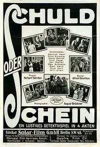 Постер Schuld oder Schein