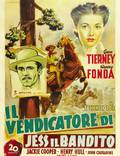 Постер из фильма "Возвращение Фрэнка Джеймса" - 1