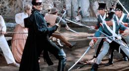 Кадр из фильма "Зорро, голубой клинок" - 1