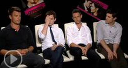 Интервью с Джошом Дюамелем, Элайджей Вудом и Джереми Стронгом