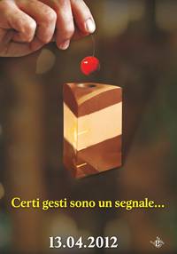 Постер Вишенка на новогоднем торте