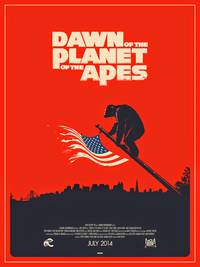 Постер Рассвет планеты обезьян