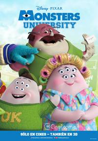 Постер Университет Монстров 3D