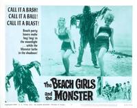 Постер Девочки с пляжа и монстр