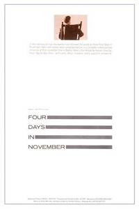 Постер Четыре ноябрьских дня