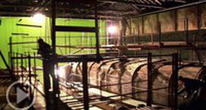 На съемочной площадке 