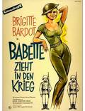 Постер из фильма "Бабетта идет на войну" - 1