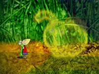 Кадр Бежал мышонок по траве