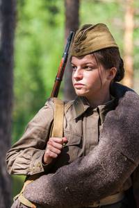 Кадр А зори здесь тихие...