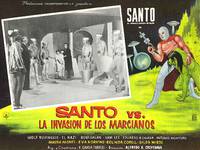 Постер Санто против вторжения марсиан