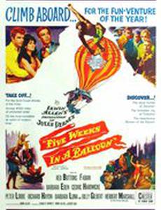 Пять недель на воздушном шаре