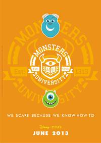 Постер Университет Монстров 3D
