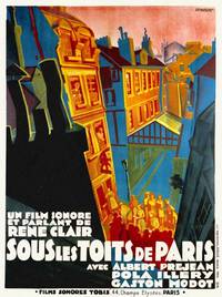 Постер Под крышами Парижа