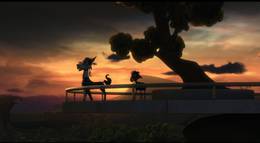 Кадр из фильма "Блэки летит на Луну" - 1