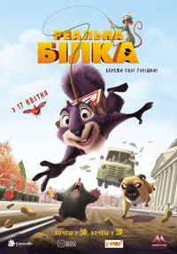 Постер Реальная белка 3D