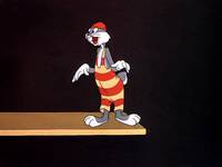 Кадр Кролик ныряющий с высоты