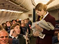 Кадр Девушка на велосипеде