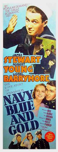 Постер Navy Blue and Gold