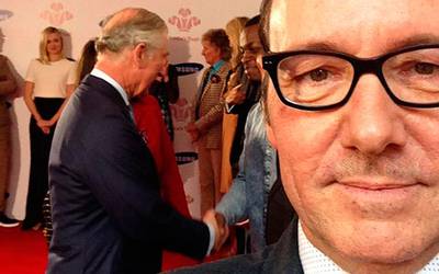 Звезды в соцсетях: Кевин Спейси у принца, «березка» и зубное селфи