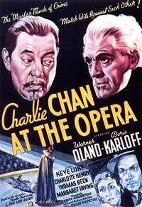 Постер Чарли Чан в опере