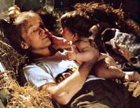 Кадр Горилла купается в полдень