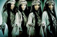 Кадр Раскрашенная кожа