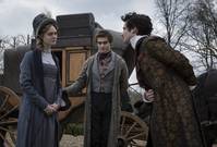 Кадр Мэри Шелли и монстр Франкенштейна 