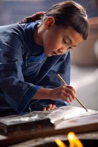 Кадр Снежный цветок и заветный веер