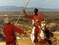 Кадр Дракон зла против святого воителя