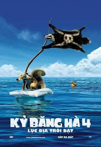 Постер Ледниковый период 4. Континентальный дрейф 3D