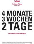 Постер из фильма "4 месяца, 3 недели и 2 дня" - 1