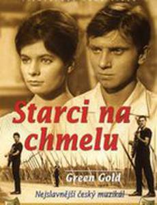 Старики на уборке хмеля