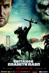 Постер Рассвет планеты обезьян