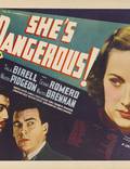 Постер из фильма "Она опасна" - 1