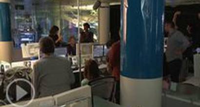 На съёмочной площадке 