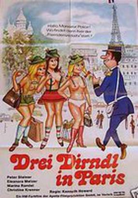 Drei Dirndl in Paris